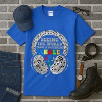 Autism Awareness Seeing The World From A Different Angle Gift Tall T-Shirt