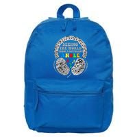 Autism Awareness Seeing The World From A Different Angle Gift 16 in Basic Backpack