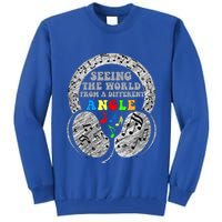 Autism Awareness Seeing The World From A Different Angle Gift Tall Sweatshirt