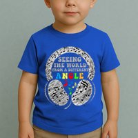 Autism Awareness Seeing The World From A Different Angle Gift Toddler T-Shirt