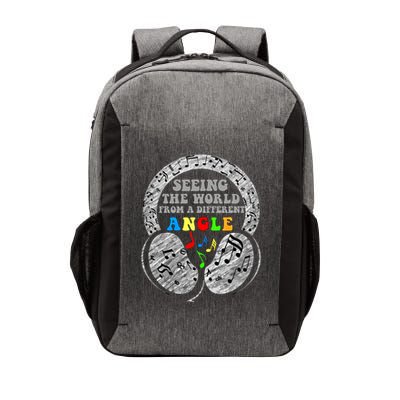 Autism Awareness Seeing The World From A Different Angle Gift Vector Backpack