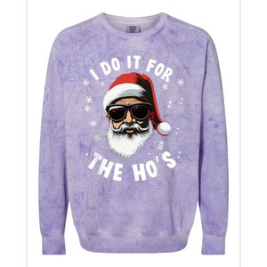 African American Santa Claus Christmas Pajama Funny Gift Gift Colorblast Crewneck Sweatshirt