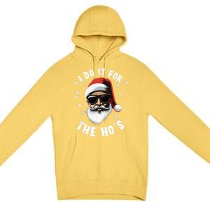 African American Santa Claus Christmas Pajama Funny Gift Gift Premium Pullover Hoodie