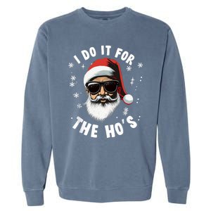 African American Santa Claus Christmas Pajama Funny Gift Gift Garment-Dyed Sweatshirt