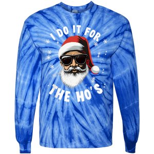 African American Santa Claus Christmas Pajama Funny Gift Gift Tie-Dye Long Sleeve Shirt