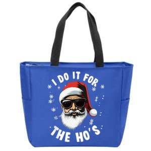 African American Santa Claus Christmas Pajama Funny Gift Gift Zip Tote Bag