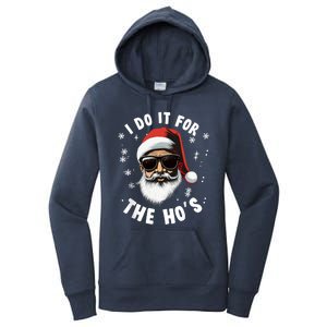 African American Santa Claus Christmas Pajama Funny Gift Gift Women's Pullover Hoodie