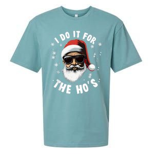 African American Santa Claus Christmas Pajama Funny Gift Gift Sueded Cloud Jersey T-Shirt