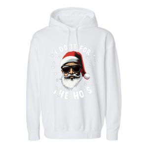 African American Santa Claus Christmas Pajama Funny Gift Gift Garment-Dyed Fleece Hoodie