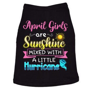 April Are Sunshine Mixed With A Little Hurricane Doggie Tank