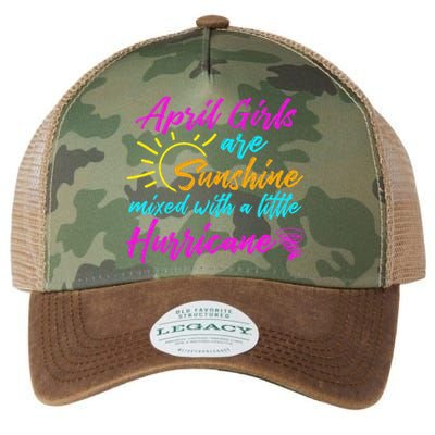 April Are Sunshine Birthday Birth Month Legacy Tie Dye Trucker Hat