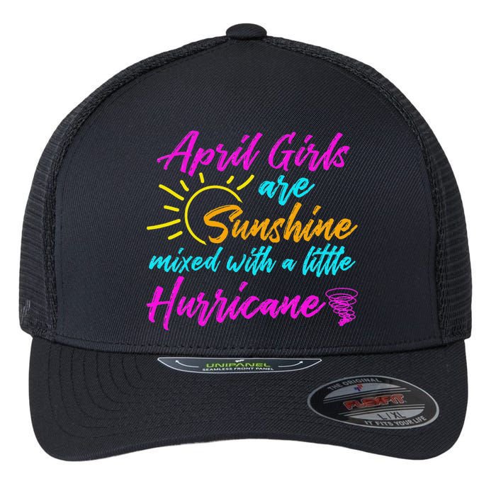 April Are Sunshine Birthday Birth Month Flexfit Unipanel Trucker Cap