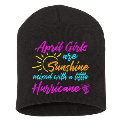 April Are Sunshine Birthday Birth Month Short Acrylic Beanie