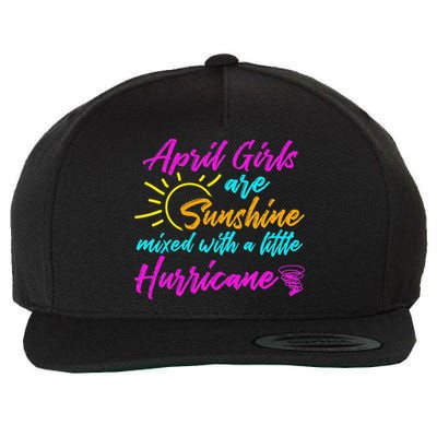 April Are Sunshine Birthday Birth Month Wool Snapback Cap