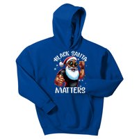 African American Santa Claus Christmas Pajama Gift Gift Kids Hoodie