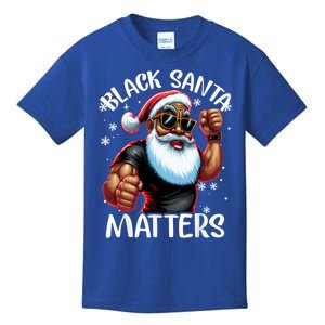 African American Santa Claus Christmas Pajama Gift Gift Kids T-Shirt