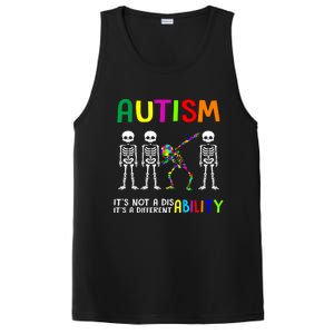 Autism Awareness Skeleton Different Ability Gift Gift PosiCharge Competitor Tank