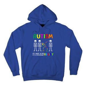 Autism Awareness Skeleton Different Ability Gift Gift Tall Hoodie