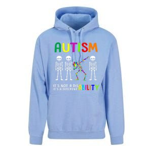 Autism Awareness Skeleton Different Ability Gift Gift Unisex Surf Hoodie