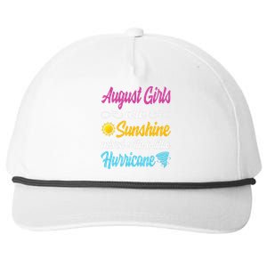 August Are Sunshine Mixed With A Little Hurricane Snapback Five-Panel Rope Hat