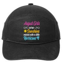 August Are Sunshine Mixed With A Little Hurricane 7-Panel Snapback Hat