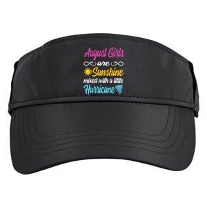 August Are Sunshine Mixed With A Little Hurricane Adult Drive Performance Visor