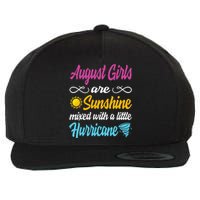 August Are Sunshine Mixed With A Little Hurricane Wool Snapback Cap