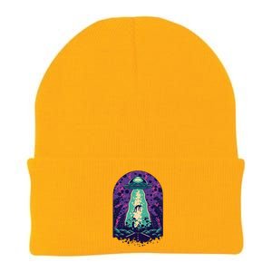 Alien Abduction Space Knit Cap Winter Beanie