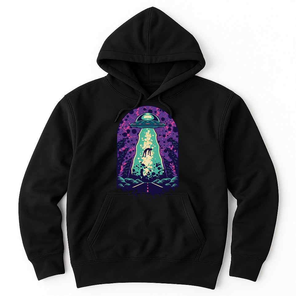 Alien Abduction Space Hoodie