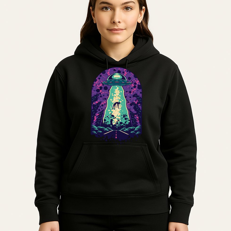 Alien Abduction Space Hoodie