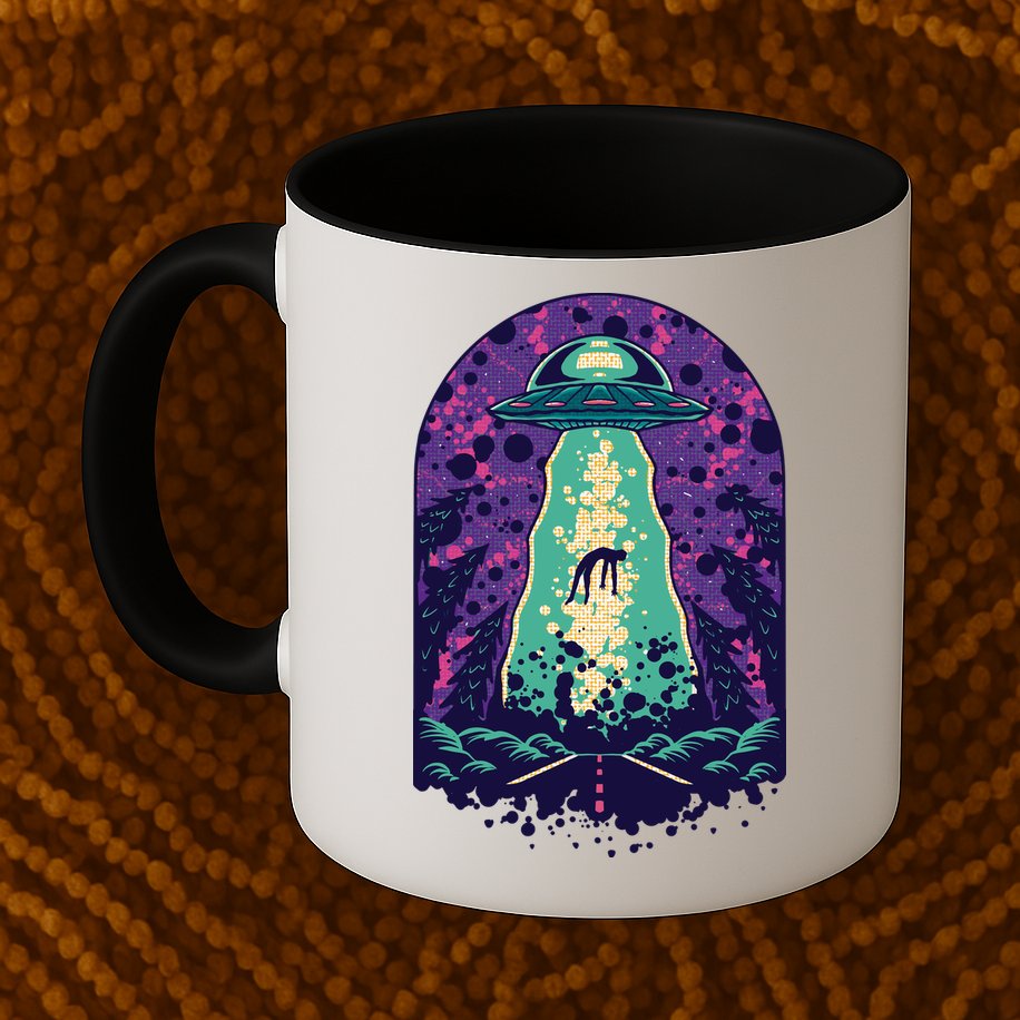 Alien Abduction Space Mug