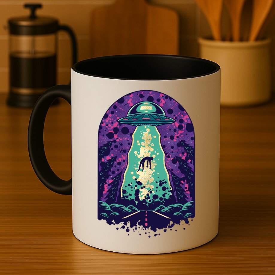 Alien Abduction Space Mug