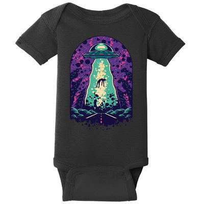 Alien Abduction Space Baby Bodysuit