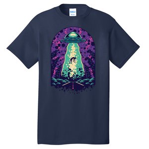 Alien Abduction Space Tall T-Shirt