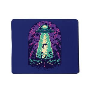 Alien Abduction Space Mousepad