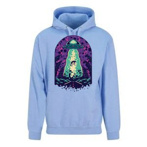 Alien Abduction Space Unisex Surf Hoodie