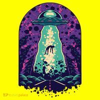 Alien Abduction Space 11oz C Handle Ceramic Mug