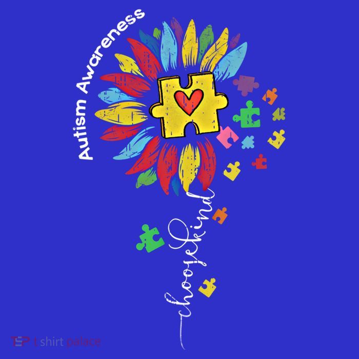 Autism Awareness Sunflower Choose Kind Autistic Mom Gift T-Shirt