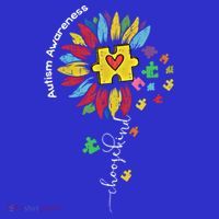 Autism Awareness Sunflower Choose Kind Autistic Mom Gift Tall T-Shirt