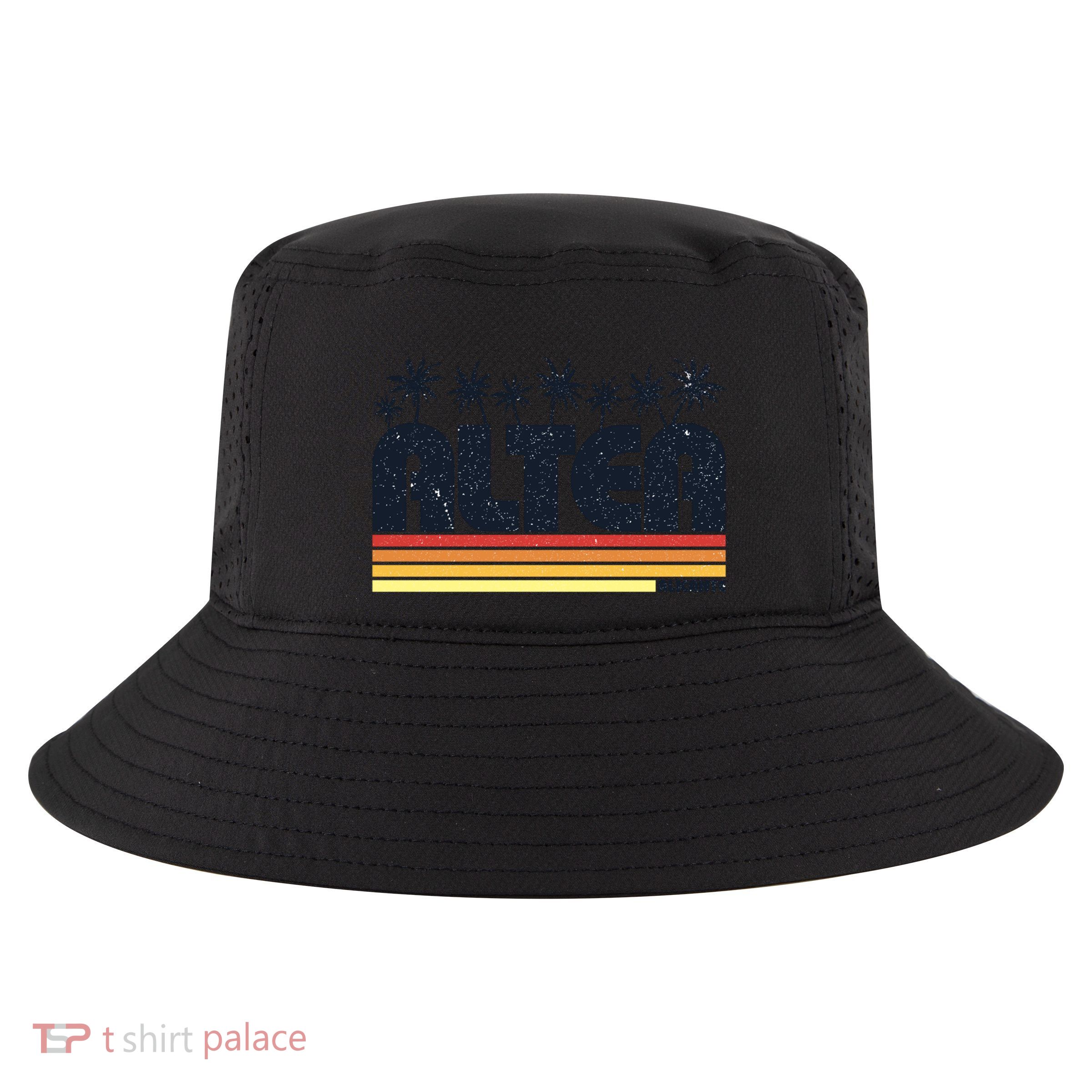 Altea Alicante Spain Retro Tourism Gift Cool Comfort Performance Bucket Hat