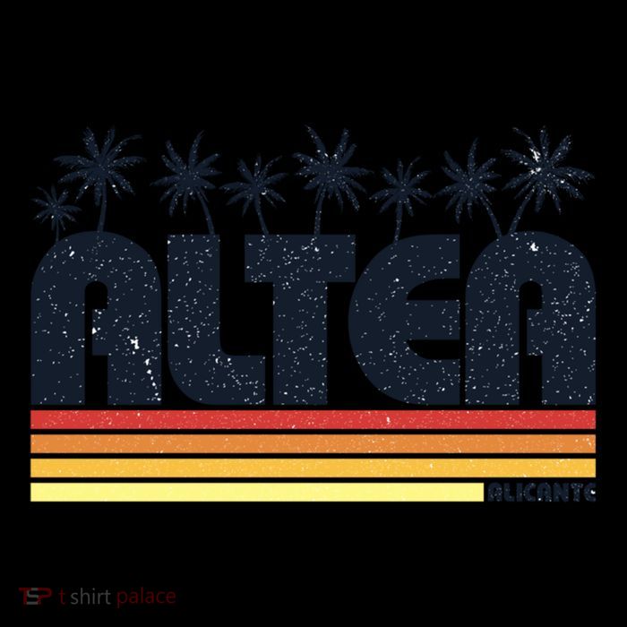 Altea Alicante Spain Retro Tourism Gift Flatbill Hat