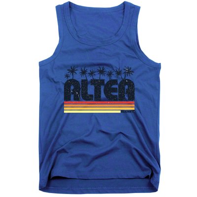 Altea Alicante Spain Retro Tourism Gift Tank Top