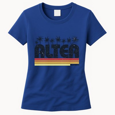 Altea Alicante Spain Retro Tourism Gift Womens T-Shirt