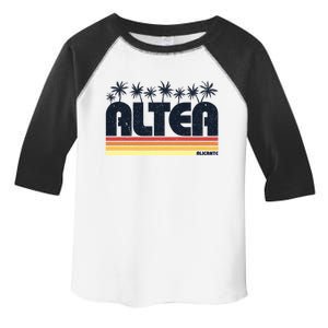 Altea Alicante Spain Retro Tourism Gift Toddler Fine Jersey T-Shirt