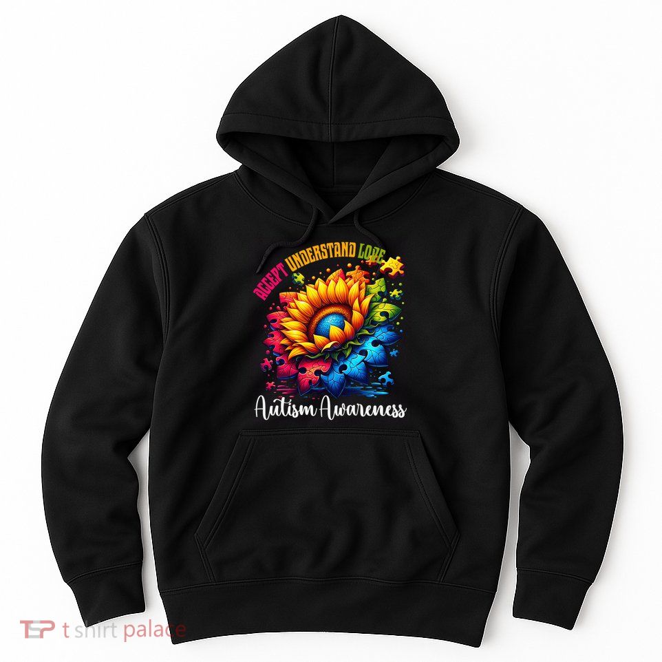 Autism Awareness Sunflower Autism Sunflower Hoodie