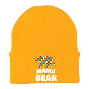 Autism Awareness S Aspergers Mama Bear Mom Gift Cool Gift Knit Cap Winter Beanie