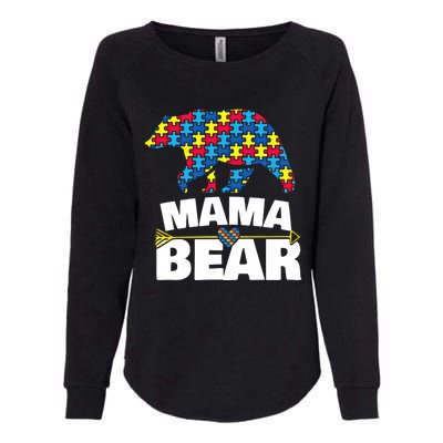 Autism Awareness S Aspergers Mama Bear Mom Gift Cool Gift Womens California Wash Sweatshirt