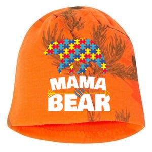 Autism Awareness S Aspergers Mama Bear Mom Gift Cool Gift Kati - Camo Knit Beanie