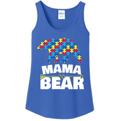 Autism Awareness S Aspergers Mama Bear Mom Gift Cool Gift Ladies Essential Tank