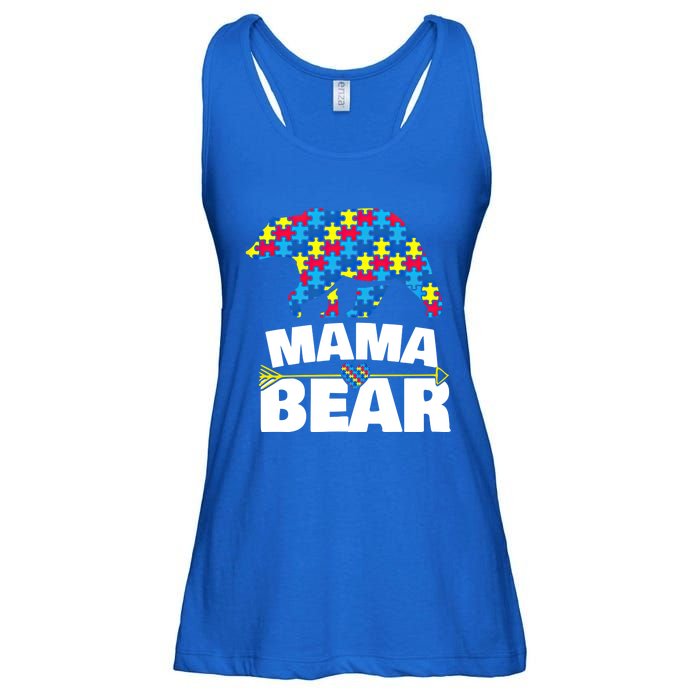 Autism Awareness S Aspergers Mama Bear Mom Gift Cool Gift Ladies Essential Flowy Tank